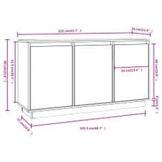 Petromila vidaXL Komoda 111x34x75 cm borovicový masív