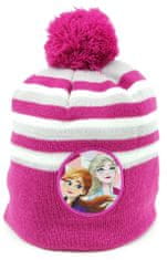 SETINO Dievčenská čiapka s brmbolcom "Frozen" fialová 52 cm Fialová