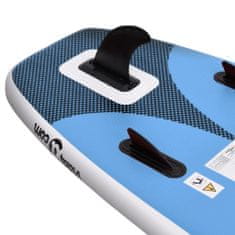 Vidaxl Nafukovací Stand up paddleboard morská modrý 330x76x10 cm