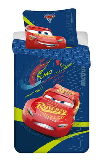 Jerry Fabrics Obliečky Cars 3 MqQueen 03 140x200, 70x90 cm