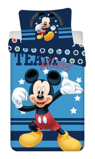 Jerry Fabrics Obliečky Mickey Team 140x200, 70x90 cm