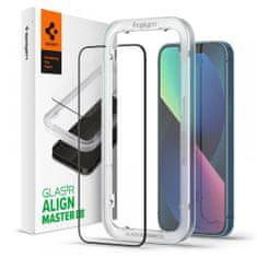 Spigen TVRDENÉ SKLO SPIGEN ALM GLASS FC IPHONE 13 / 13 PRO / 14 ČIERNA