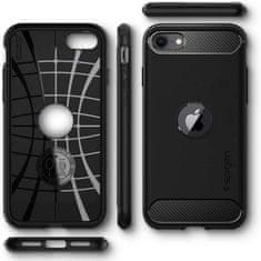 Spigen SPIGEN RUGGED ARMOR IPHONE SE 2020 / 2022 ČIERNA