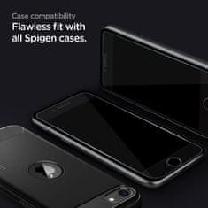 Spigen TVRDENÉ SKLO SPIGEN GLASS FC 2 BALENIE IPHONE 7 / 8 / SE 2020 / 2022 ČIERNA