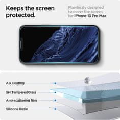 Spigen TVRDENÉ SKLO SPIGEN GLAS.TR "EZ FIT" IPHONE 13 / 13 PRO / 14