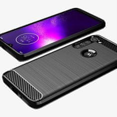 IZMAEL Carbon Shield TPU puzdro pre Motorola Moto G8 Power - Modrá KP9405