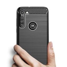 IZMAEL Carbon Shield TPU puzdro pre Motorola Moto G8 Power - Modrá KP9405