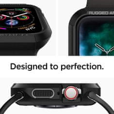 Spigen SPIGEN RUGGED ARMOR APPLE WATCH 4 / 5 / 6 / 7 / 8 / SE (44 / 45 MM) ČIERNA