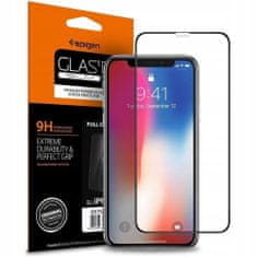 Spigen TVRDENÉ SKLO SPIGEN GLASS FC IPHONE 11 ČIERNA