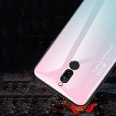 IZMAEL Puzdro Gradient Glass pre Xiaomi Redmi 8 - Čierna/Modrá KP10454