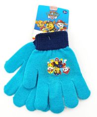 SETINO Chlapčenské prstové rukavice "Paw Patrol" - tyrkysová - 12x16 cm