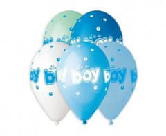 GoDan Latexové balóny na hélium It's a Boy Blue 13" - 5 ks