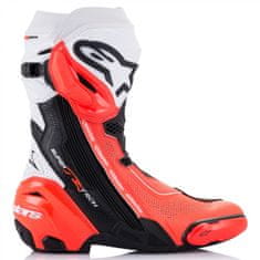 Alpinestars topánky SUPERTECH R 21 Vented fluo černo-žlto-biele 42