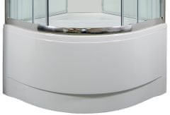 eoshop CALYPSO 90 x 90 cm - Masážny sprchový box model 4 chinchilla sklo