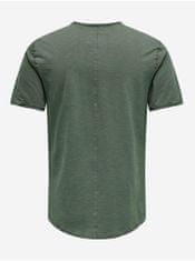 ONLY Zelené melírované tričko ONLY & SONS Benne S