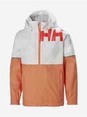 Helly Hansen Bielo-marhuľová dievčenská ľahká bunda HELLY HANSEN 176