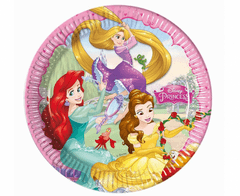 Procos Papierové taniere Disney Princess - 8 ks / 23 cm