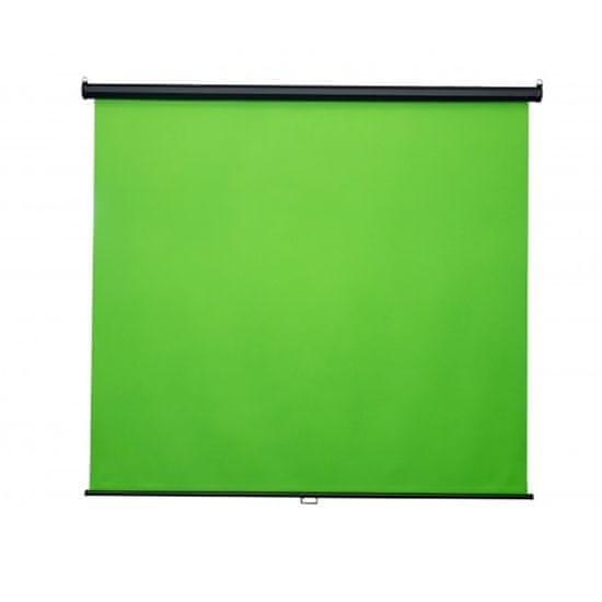 Reflecta ROLLO Green Chroma Key (200x200cm, 1:1, zelený polyester) roletové pozadie