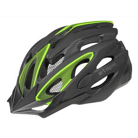 Etape Biker cyklistická helma čierna-zelená Veľkosť oblečenia: S-M