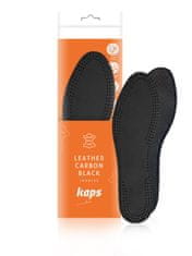 Kaps Leather Carbon Black kožené dámske vložky do topánok veľkosť 38