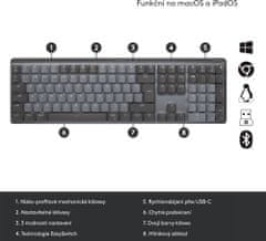 Logitech MX Mechanical, grafitová (920-010757)