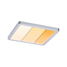 Paulmann PAULMANN VariFit LED vstavané svietidlo Dim to Warm Areo IP44 hranaté 175x175mm 3 Step Dim to warm matný chróm stmievateľné 93100