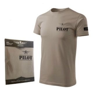 ANTONIO Tričko s nápisom PILOT GR