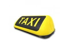 Alum online Taxi svetlo na strechu auta s magnetom, 12V - 35x15x12 cm