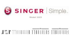 SINGER Šijací stroj Singer Simple 3223