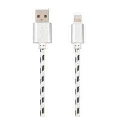 Northix Lightning-USB nabíjací kábel, tkaný - 2 m 