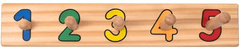 Goki Triediaca hra Naučte sa počítať s drevenými krúžkami