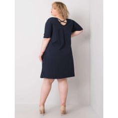 BASIC FEEL GOOD Dámske plus size šaty BELLAMY navy blue RV-SK-6639.02X_364871 2XL