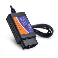 Northix USB ELM327 / OBD2 Čítačka chybových kódov Automobilová diagnostika 