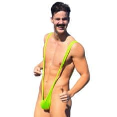 Northix Borat, Mankini - neónová zelená 