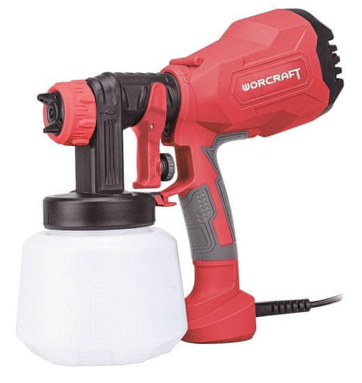 Worcraft Pištoľ Worcraft SG04-1000, 400 W, 1000 ml, elektrická, striekacia