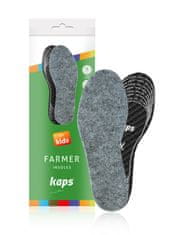 Kaps Farmer pohodlné detské zimné vložky do topánok strihacie