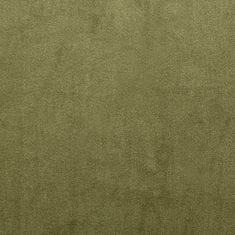 DESIGN 91 Zamatový záves s riasiacou páskou - Ria, olivový 140 x 270 cm