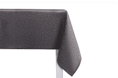 Konsimo Sivý obrus FRIDO so vzorom, 140 x 220 cm