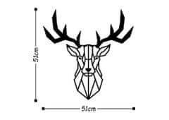 ASIR GROUP ASIR Kovová dekorácia na stenu JELEŇ 51 cm