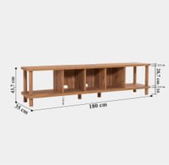 ASIR GROUP ASIR TV stolík NEO 180 atlantic pine