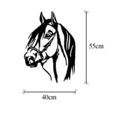 ASIR GROUP ASIR Kovová dekorácia na stenu HLAVA KÔŇ 40 cm