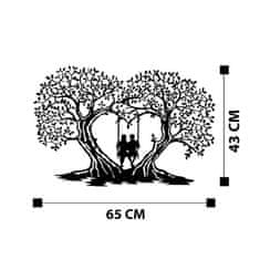 ASIR GROUP ASIR Kovová dekorácia na stenu LÁSKA 65 cm