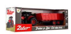 Teddies Traktor Zetor s valníkom 36 cm na zotrvačník