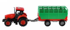 Teddies Traktor Zetor s vlečkou 36 cm na zotrvačník