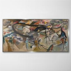 COLORAY.SK Skleneny obraz Kandinsky abstrakcie 120x60 cm