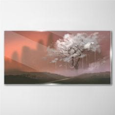 COLORAY.SK Skleneny obraz Abstrakcie strom 140x70 cm