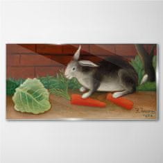 COLORAY.SK Sklenený obraz Mrkva zvieracie králik 120x60 cm