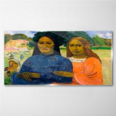 COLORAY.SK Sklenený obraz Dve ženy paul gauguin 100x50 cm