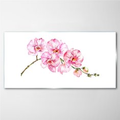 COLORAY.SK Skleneny obraz Maľovanie kvetinové konáre 100x50 cm