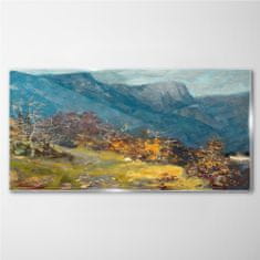 COLORAY.SK Skleneny obraz Maľovanie prírody hory 120x60 cm